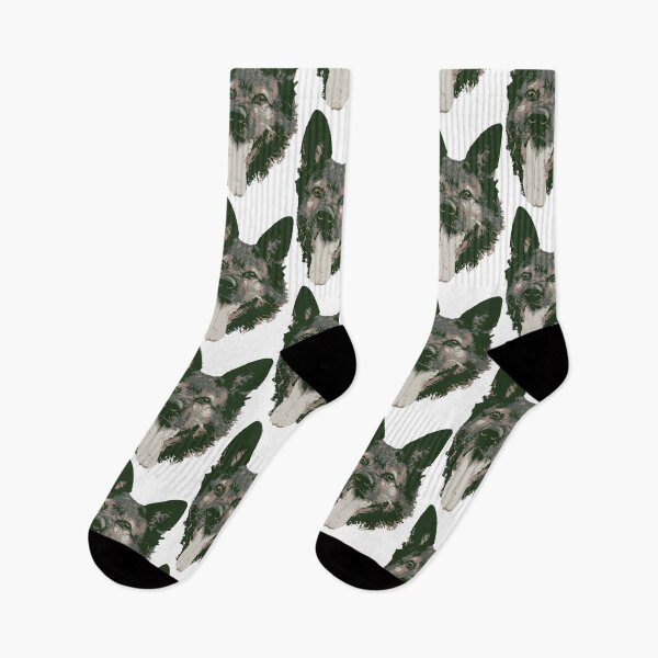 Item preview, German Shepherd Face - Olive Military Green designed and sold by Abbysinthe.