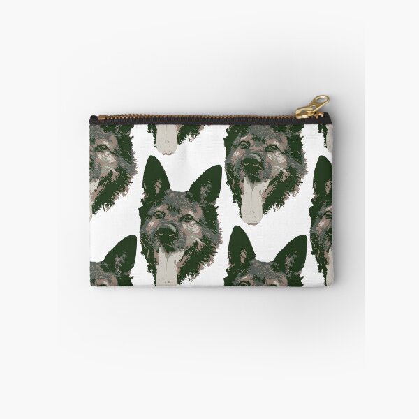 Item preview, German Shepherd Face - Olive Military Green designed and sold by Abbysinthe.