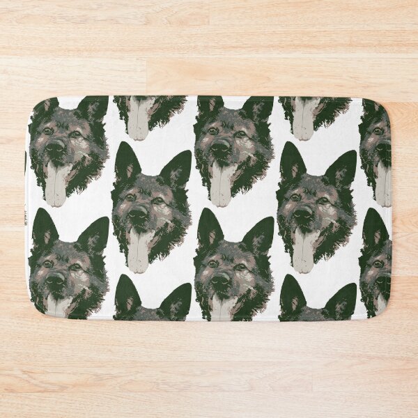 Item preview, German Shepherd Face - Olive Military Green designed and sold by Abbysinthe.