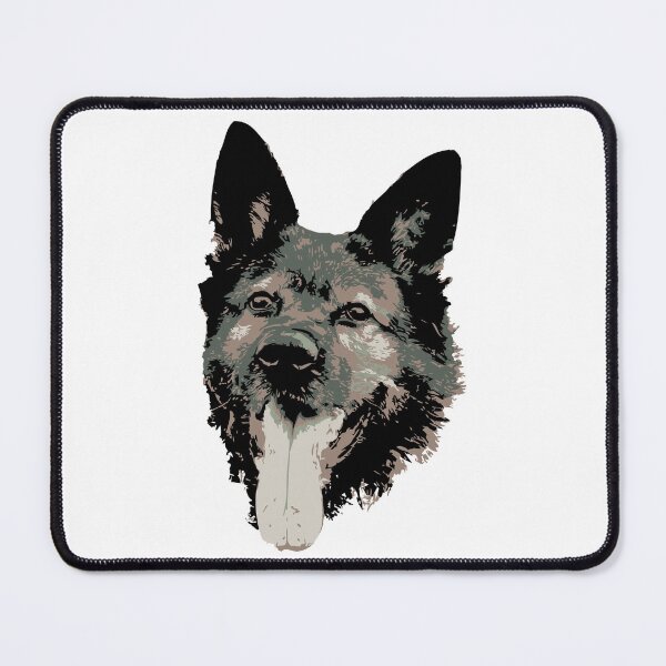 Item preview, German Shepherd Face - Black and Olive designed and sold by Abbysinthe.