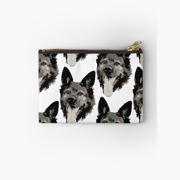 Item preview, German Shepherd Face - Black and Olive designed and sold by Abbysinthe.