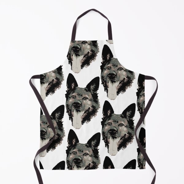 Item preview, German Shepherd Face - Black and Olive designed and sold by Abbysinthe.