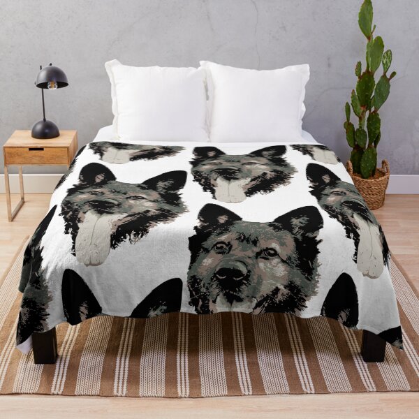 Item preview, German Shepherd Face - Black and Olive designed and sold by Abbysinthe.