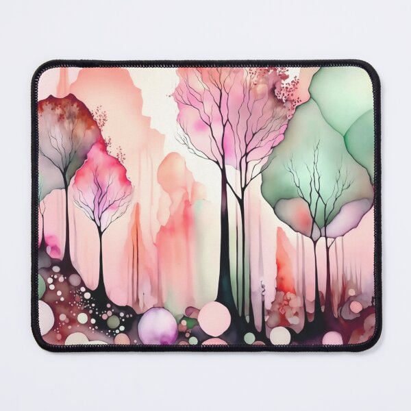 Item preview, Fantasy Abstract Alcohol Ink Painting, Magical Forest designed and sold by Orianah.