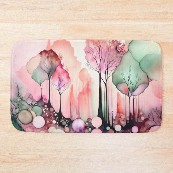 Item preview, Fantasy Abstract Alcohol Ink Painting, Magical Forest designed and sold by Orianah.