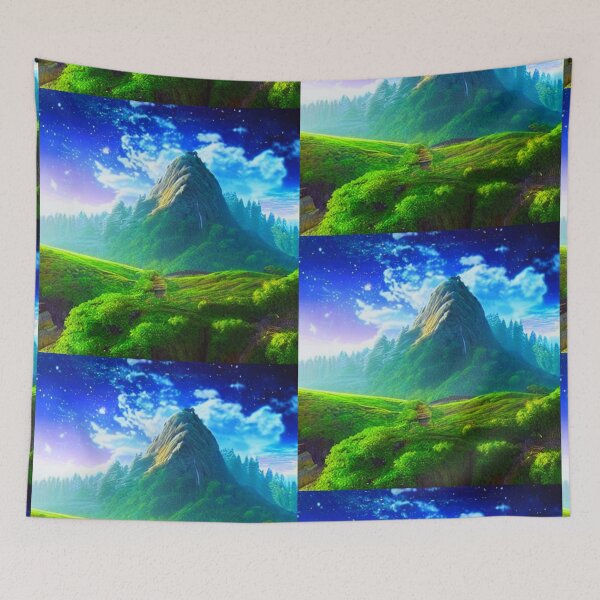 Item preview, Green tree mountain designed and sold by Ideassbold.