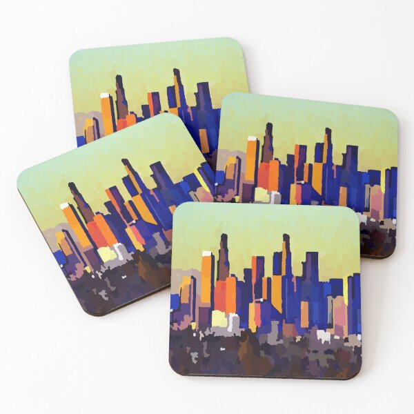 Item preview, Los Angeles City of Dreams Skyline designed and sold by Jon-Baran.