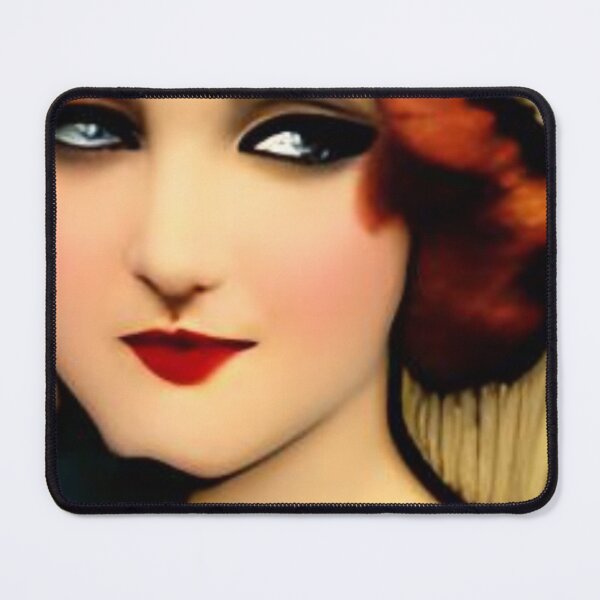 Item preview, 1920's Pretty Flapper Redheaded Woman Bob Hairstyle Roaring Twenties designed and sold by kattakitty.