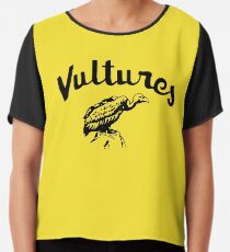 Vultures (black) Chiffon Top