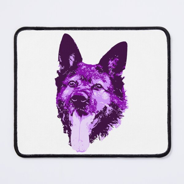 Item preview, German Shepherd Face - Purple designed and sold by Abbysinthe.
