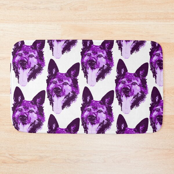Item preview, German Shepherd Face - Purple designed and sold by Abbysinthe.