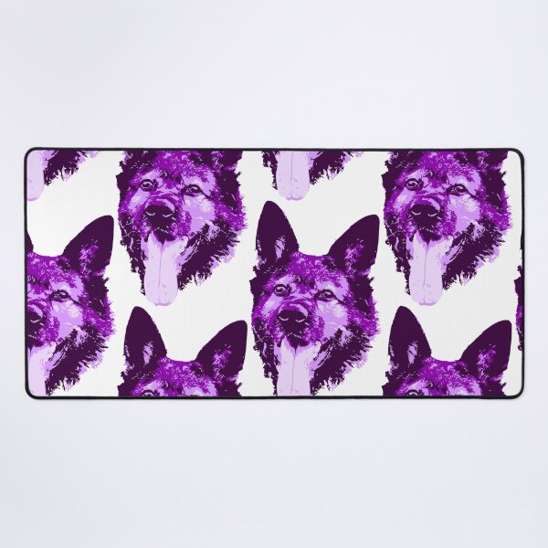 Item preview, German Shepherd Face - Purple designed and sold by Abbysinthe.