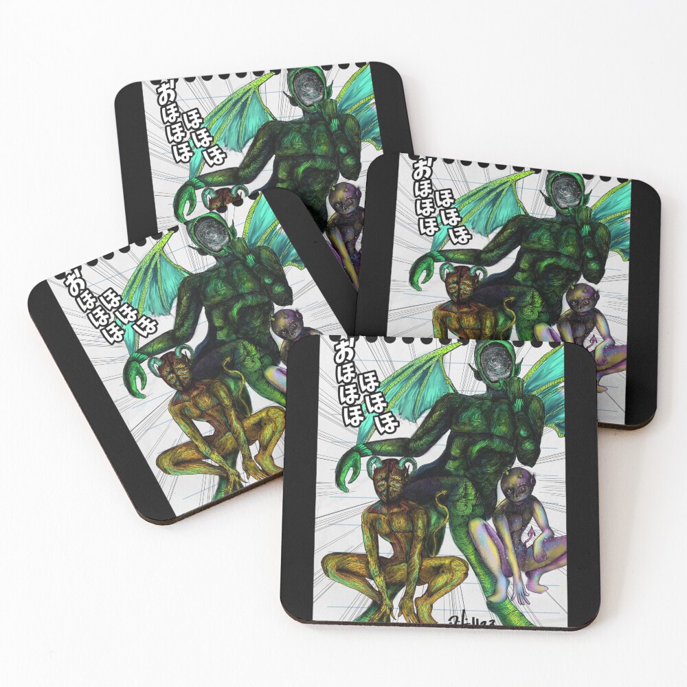 Item preview, Coasters (Set of 4) designed and sold by NeonHorror.