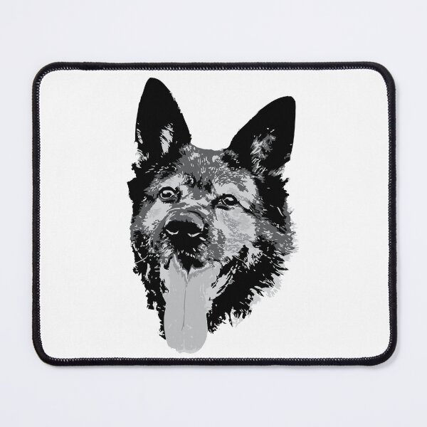 Item preview, German Shepherd Face - Grey designed and sold by Abbysinthe.