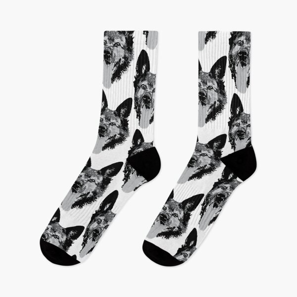 Item preview, German Shepherd Face - Grey designed and sold by Abbysinthe.