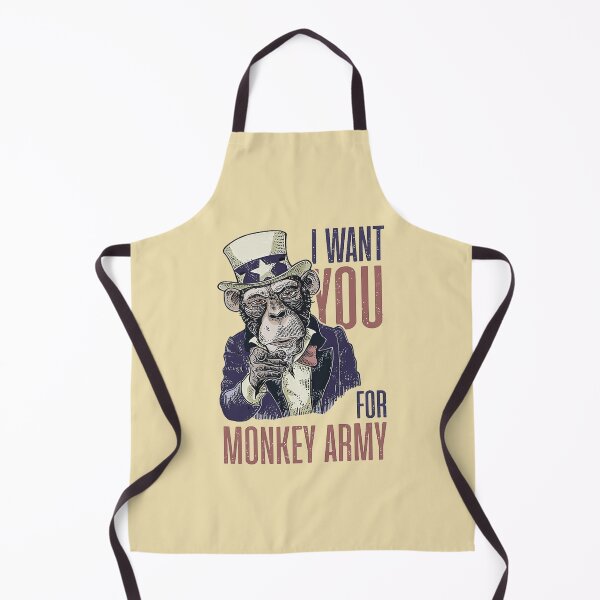 Item preview, Uncle Sam I Want You For Monkey Army US Vintage classic T-shirt designed and sold by WhatUW ✅ ⭐⭐⭐⭐⭐(153K).