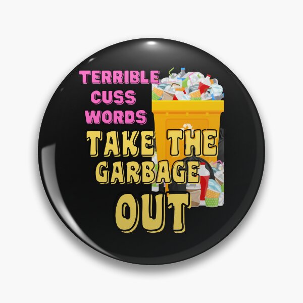 Item preview, TERRIBLE CUSS WORDS designed and sold by starfishstuff.