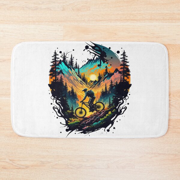 Item preview, Riding the mountain trails designed and sold by Paterrr.