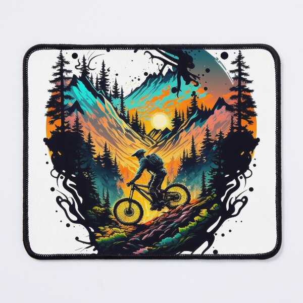 Item preview, Riding the mountain trails designed and sold by Paterrr.