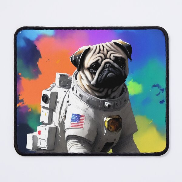 Item preview, Galactic Pug Astronaut designed and sold by GrizzlyGaz.