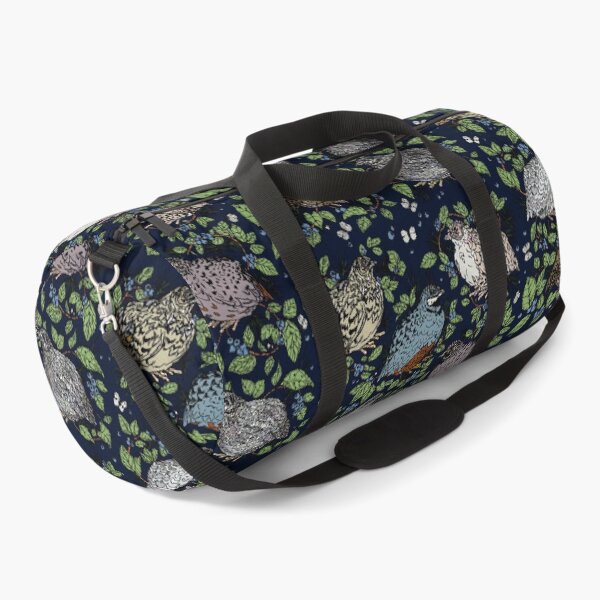 Item preview, Quail, Blueberries, and Brambles Night Pattern designed and sold by Quail and Friends.