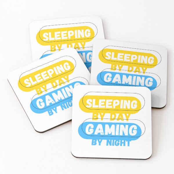 Item preview, Sleeping By Day Gaming By Night designed and sold by mu-art.