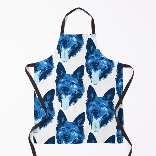 Item preview, German Shepherd Face - Blue designed and sold by Abbysinthe.