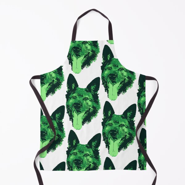 Item preview, German Shepherd Face - Green designed and sold by Abbysinthe.
