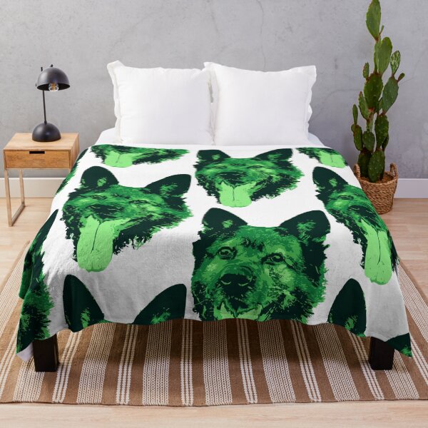 Item preview, German Shepherd Face - Green designed and sold by Abbysinthe.