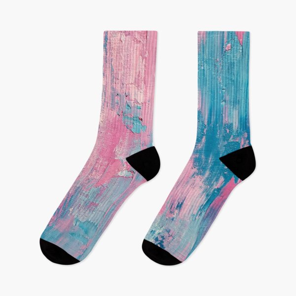 Item preview, Pink and Blue Abstract Paint Texture designed and sold by cynthiastar.