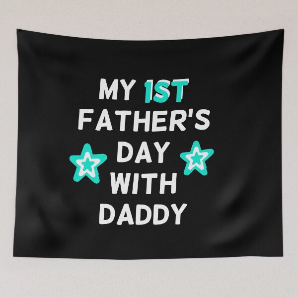 Item preview, My 1st Father’s Day With Daddy - Family Matching Outfit Set for New Father’s and Child designed and sold by TeesByAngelzB.