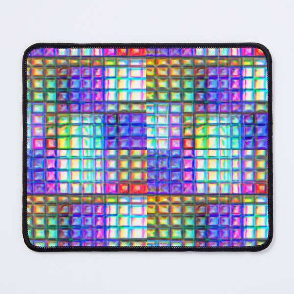 Item preview, Geometric Trippy Distortion, Mosaic Bead Tile, AI Seamless Pattern designed and sold by KLP-Magick.