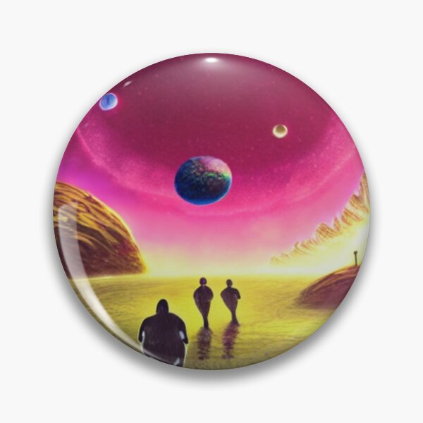 Artikelvorschau, Außerirdischer Planet mit Außerirdischen entworfen und verkauft von SquishStitches.