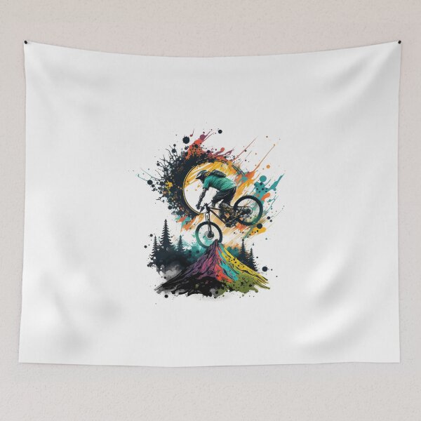 Item preview, Riding the mountain trails designed and sold by Paterrr.