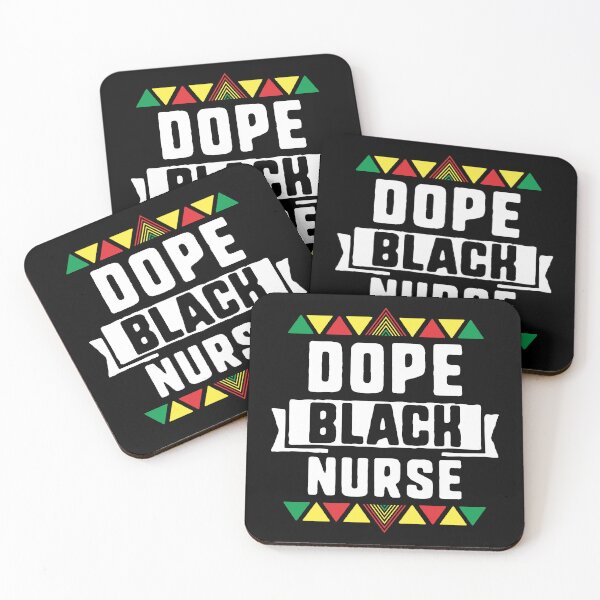 Item preview, Dope Black Nurse African American Melanin Black History Month designed and sold by QueenOfPrint.