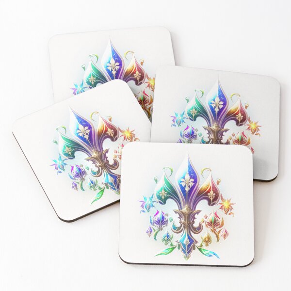 Item preview, Colorful Fleur De Lis designed and sold by EHouseArt.