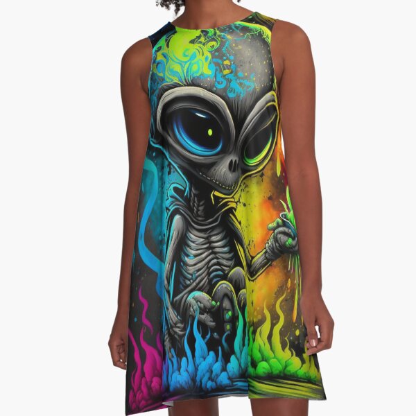 Item preview, Cosmic Alien Splatter Paint designed and sold by TheArtfulAllie.