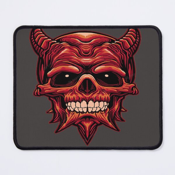 Item preview, Skull horns scary spooky face awesome art designed and sold by AssamFT.