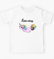 Camiseta para niños El amor gana