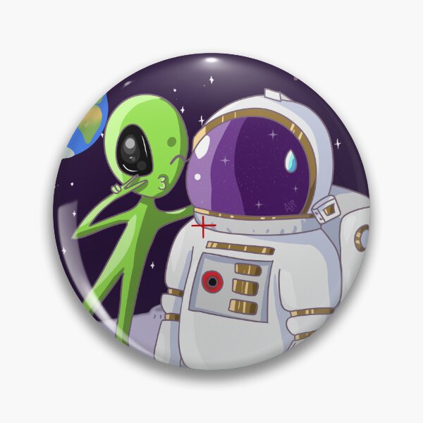 Artikelvorschau, Alien- und Astronauten-Besties entworfen und verkauft von Atieanna.