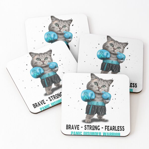 Item preview, Panic Disorder Warrior - BRAVE STRONG FEARLESS designed and sold by Berriosly.