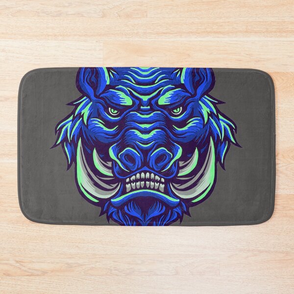 Item preview, Wild boar scary spooky face awesome art designed and sold by AssamFT.