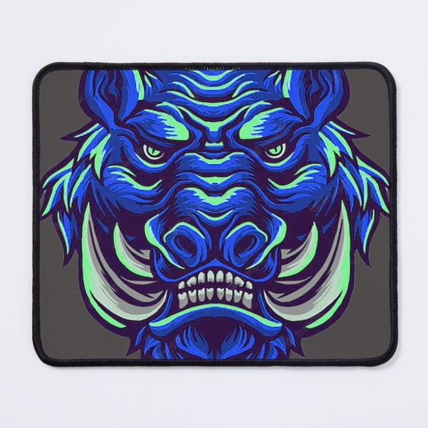 Item preview, Wild boar scary spooky face awesome art designed and sold by AssamFT.