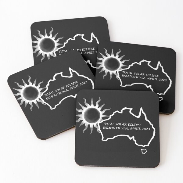 Item preview, Total Solar Eclipse in Exmouth 2023 designed and sold by bluegumleaf.