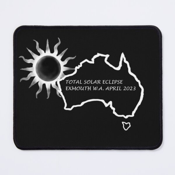 Item preview, Total Solar Eclipse in Exmouth 2023 designed and sold by bluegumleaf.