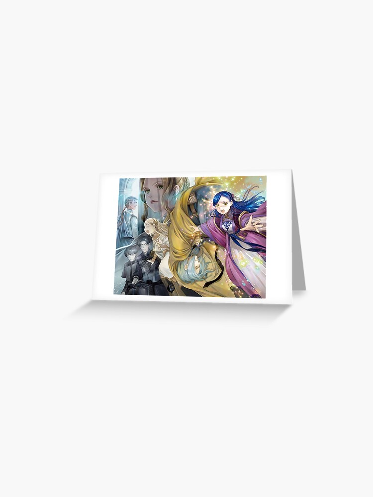 Honzuki No Gekokujou Ascendance of a Bookworm Rozemyne Fantasy Library |  Greeting Card