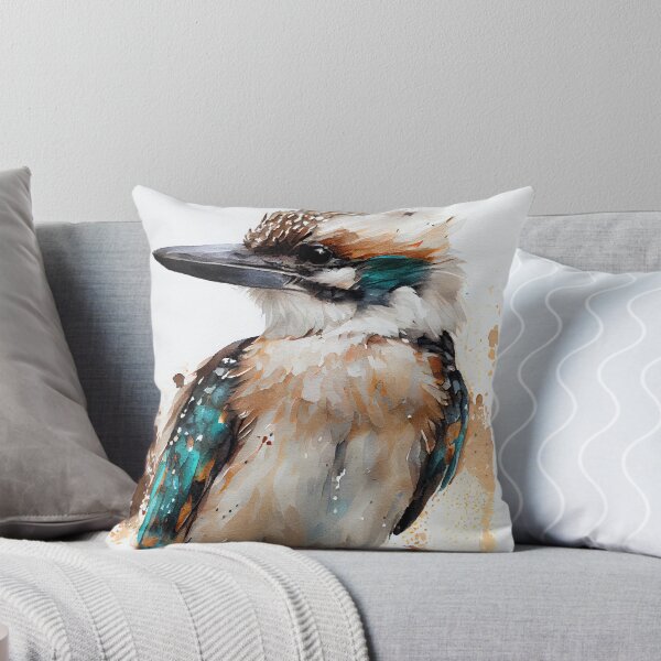 Artikel-Vorschau von Australischer Kookaburra - Aquarellfarbe V2, designt und verkauft von ABArtByAlexST.