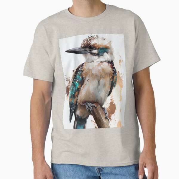 Vista previa del artículo con la obra «Kookaburra australiano - Pintura de acuarela V2», diseñado y vendido por ABArtByAlexST.