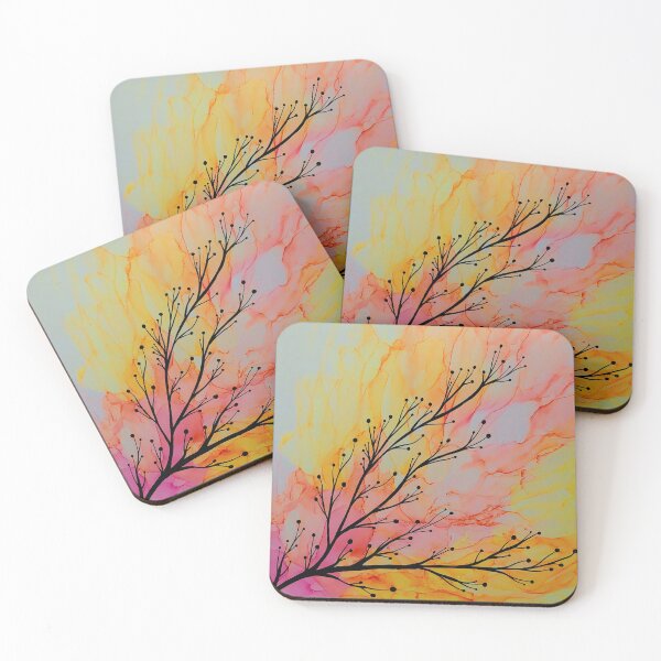 Item preview, Alcohol ink winter piece. designed and sold by Riikka Järvinen.