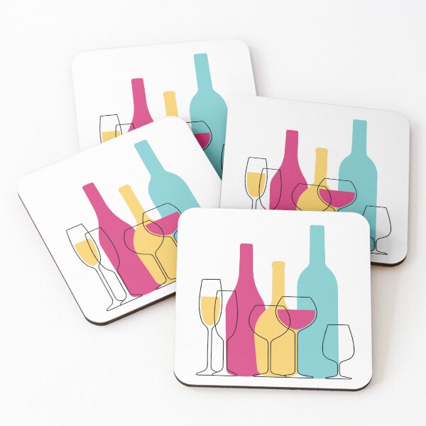 Item preview, Abstract Geometric Wine Silhouette designed and sold by NMattsonDesigns.